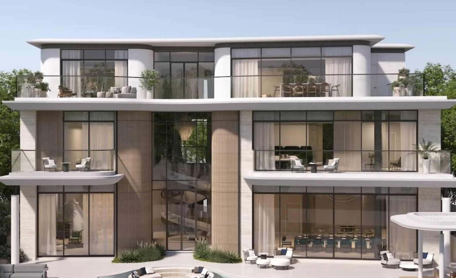 Contemporary bespoke villa development in Dubai